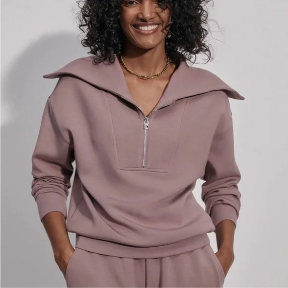 Varley Yates Half Zip Sweatshirt - Picture 10 of 12